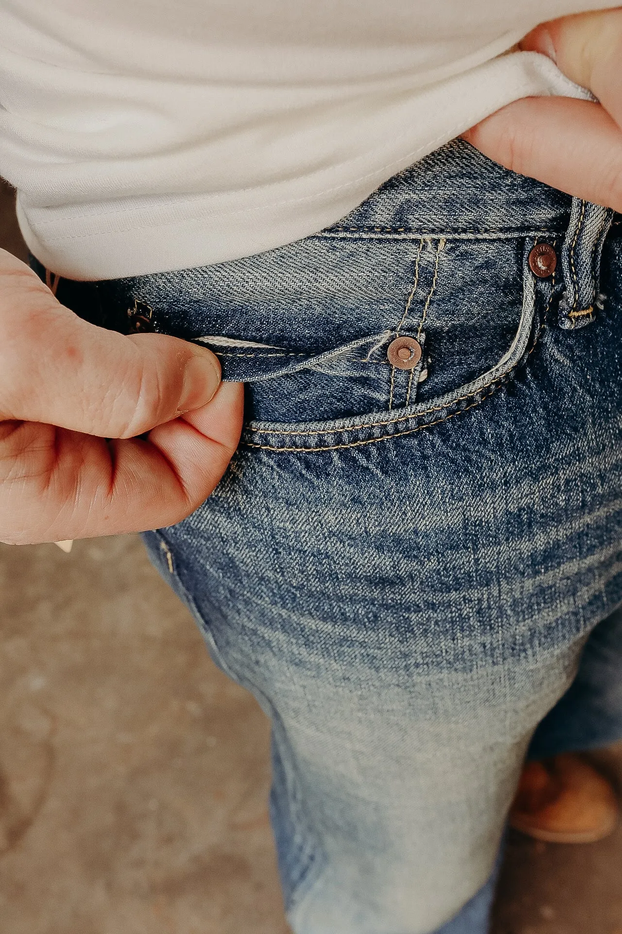 12.5oz Selvedge Denim Regular Straight - 1950s Wash D1844US
