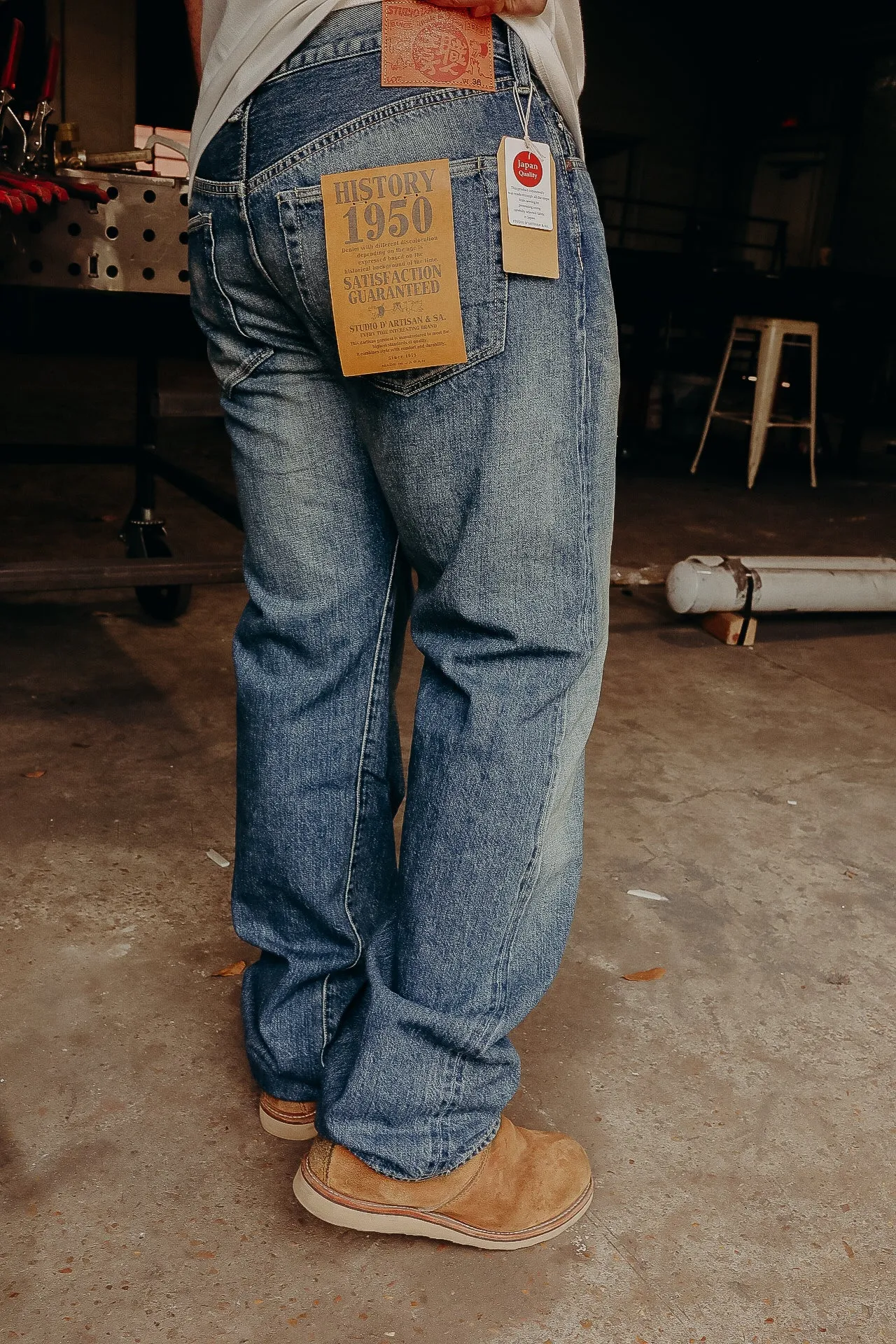 12.5oz Selvedge Denim Regular Straight - 1950s Wash D1844US
