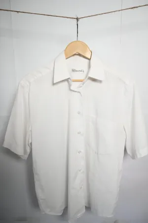 Alexandra White on White Blouse – Medium