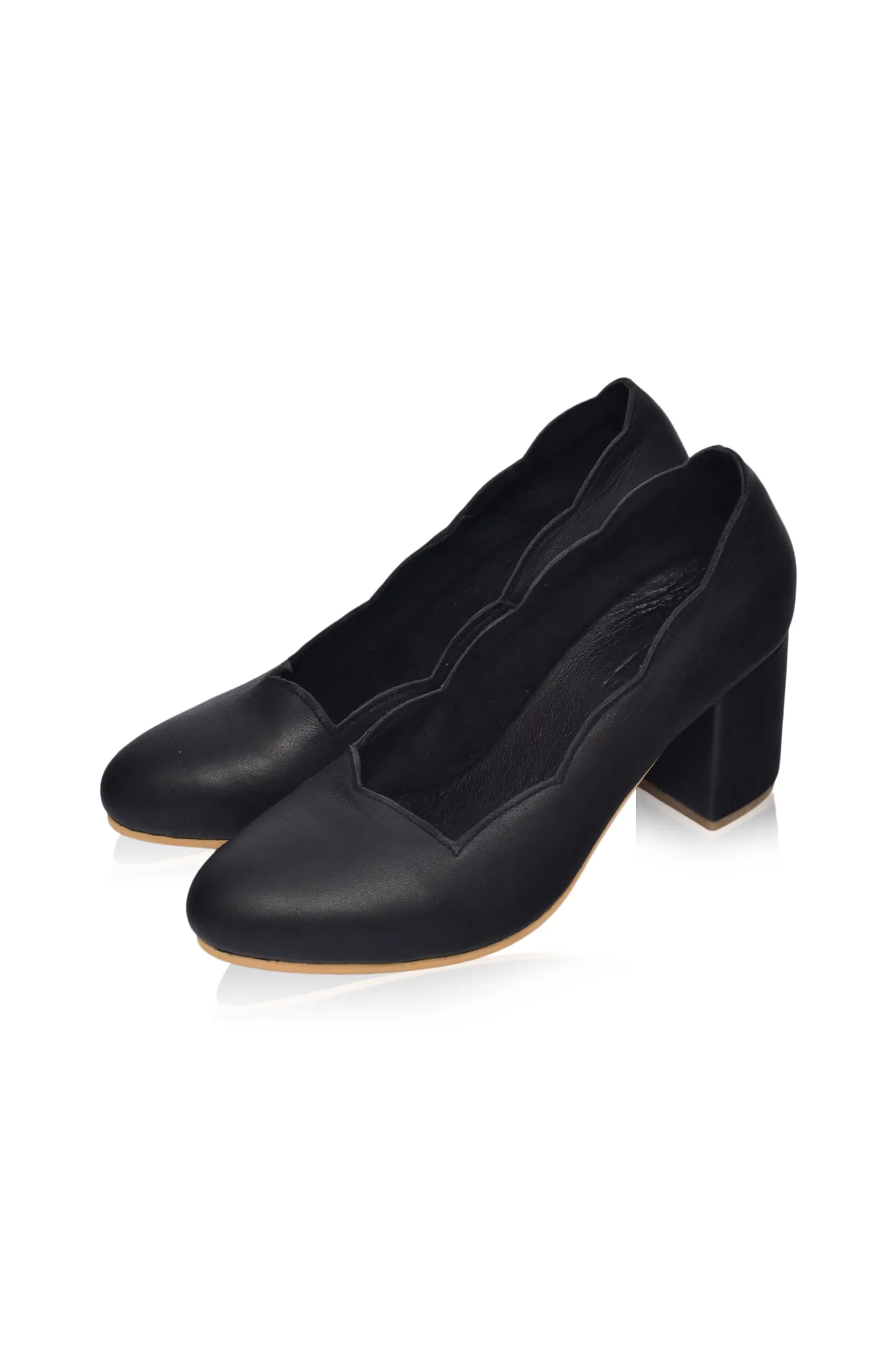 Alia Classic Leather Heels