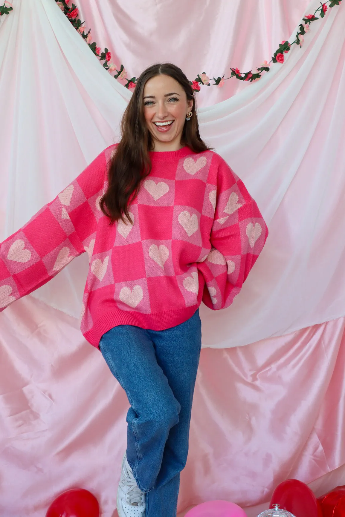Candy Heart Sweater