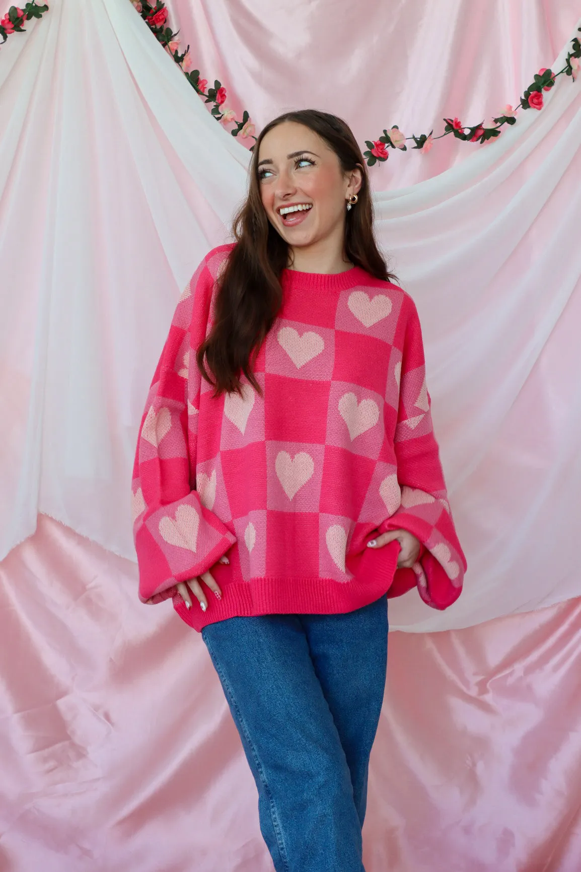 Candy Heart Sweater