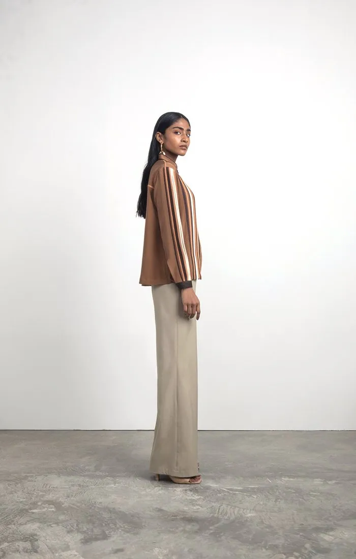 Classic Multi-binding Silk Shirt