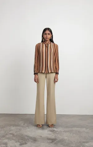 Classic Multi-binding Silk Shirt