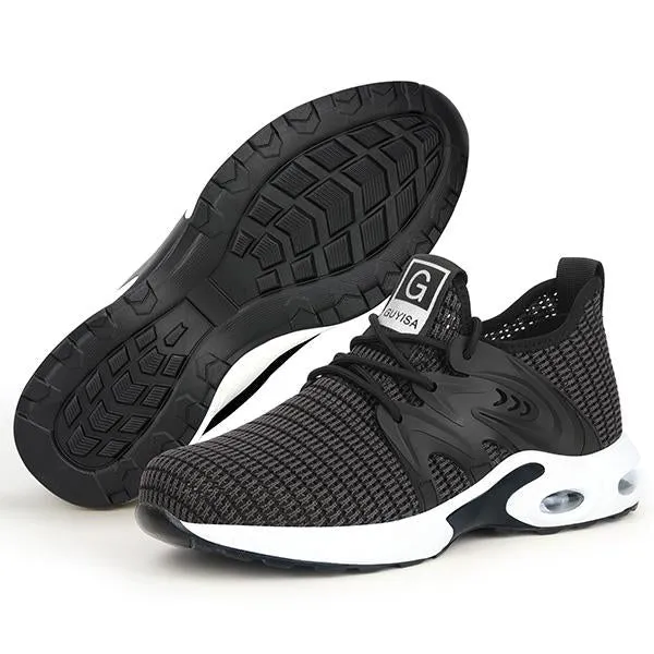 Comfortable Large Mesh Steel Toe Shoes