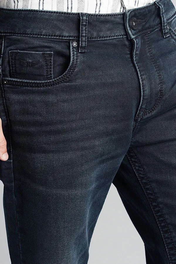 Dk Blue 5 Pocket Midrise, Comfort And Straight Fit Jeans