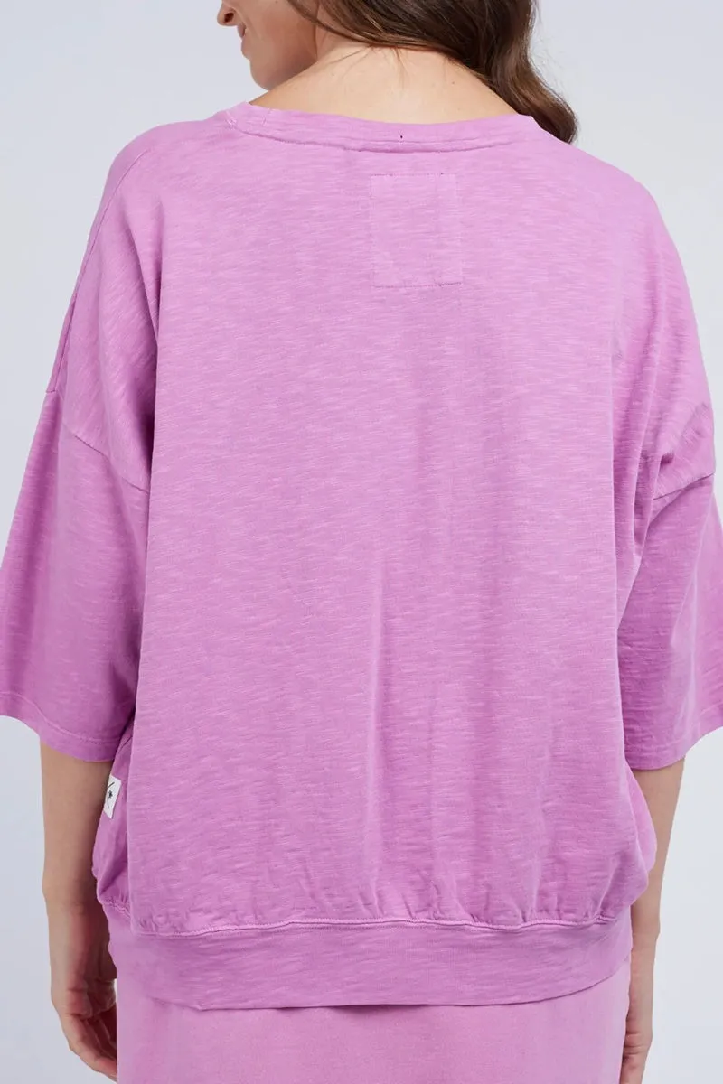 Elm - Fundamental Mazie Sweat - Violet Bloom