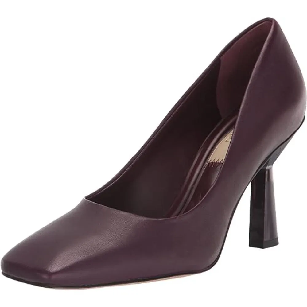 Finley Plum Leather Franco Sarto Pumps