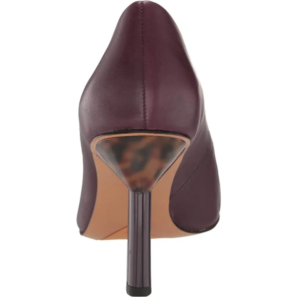 Finley Plum Leather Franco Sarto Pumps