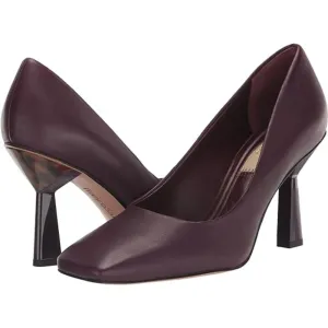 Finley Plum Leather Franco Sarto Pumps