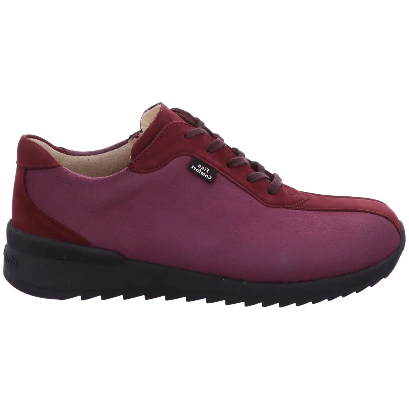 Finn Comfort Women's Melk Sneakers- Redwine