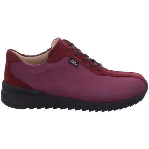Finn Comfort Women's Melk Sneakers- Redwine