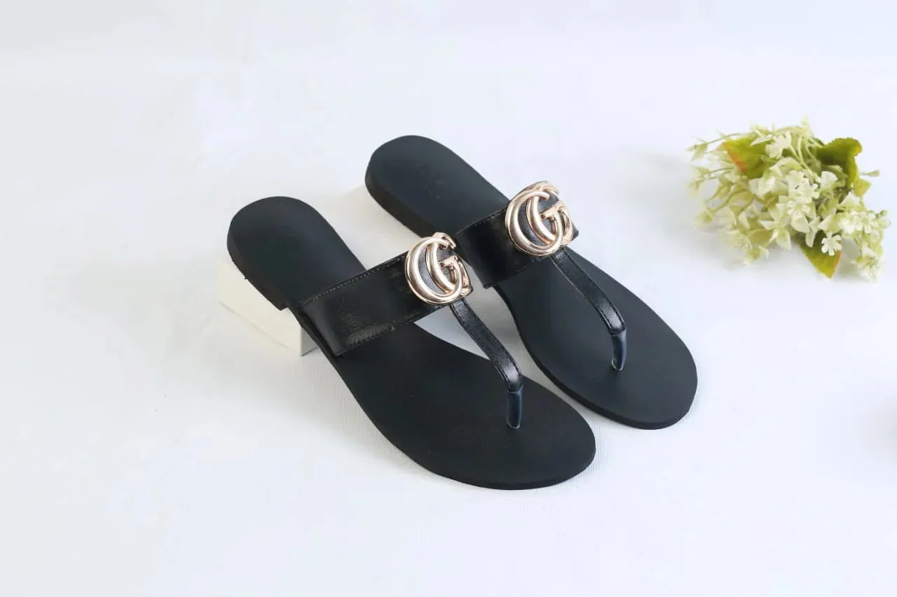 GG CASUAL FLATS - BLACK