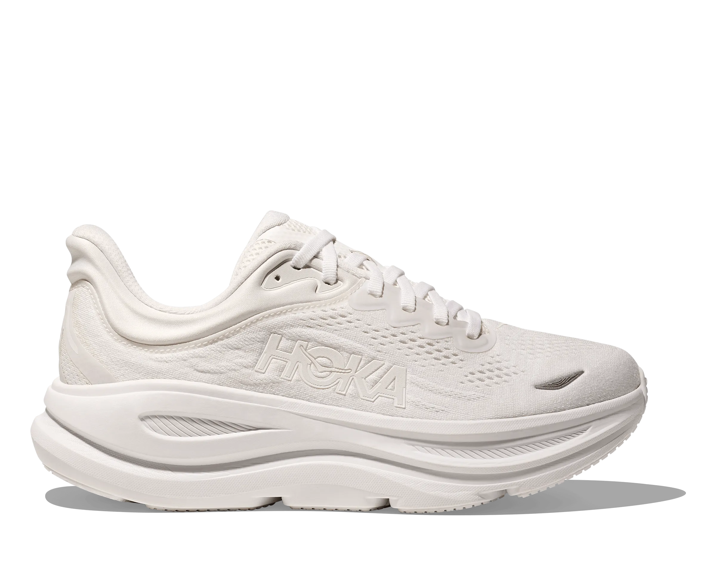 Hoka Women's Bondi 9 Running Shoes- White