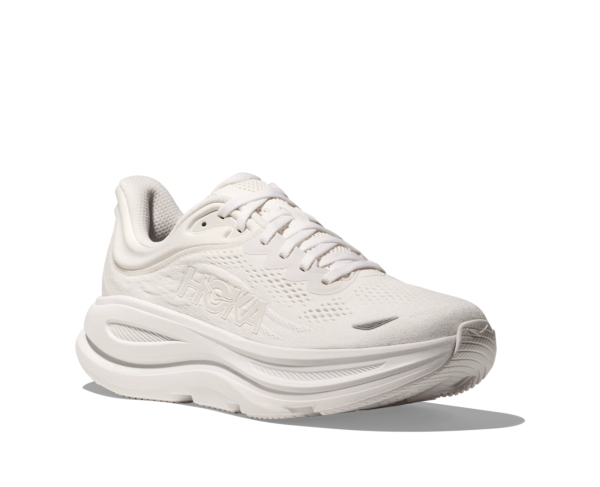 Hoka Women's Bondi 9 Running Shoes- White