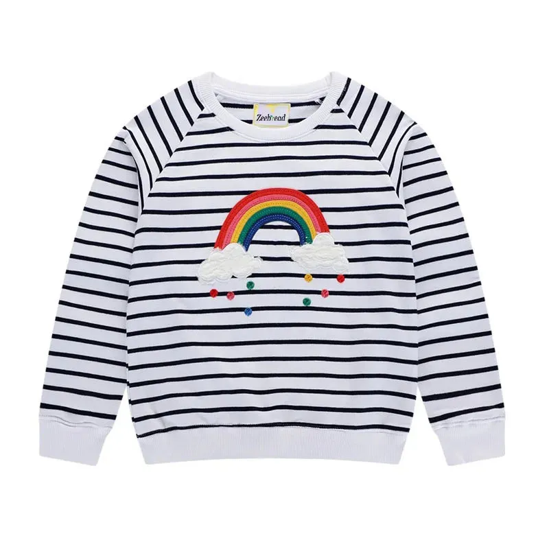 Kids Boys Stars Print Warm Winter Sweatshirts
