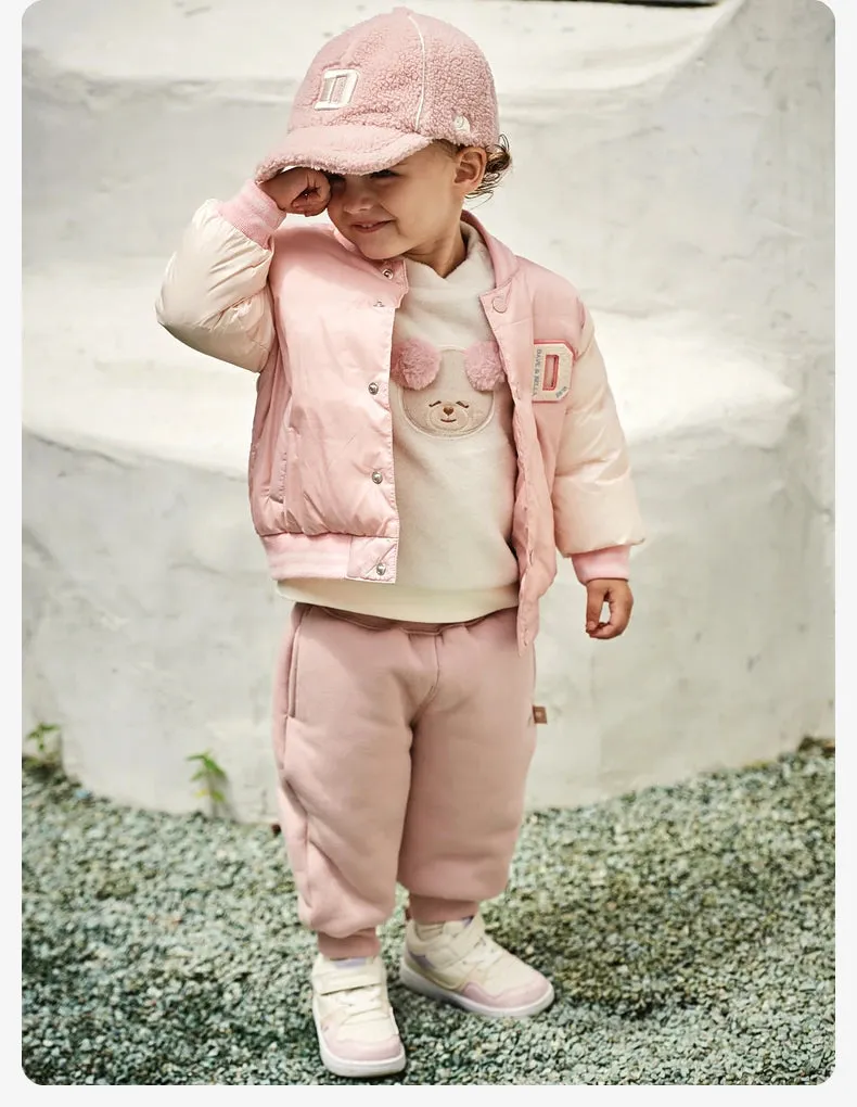 Kids Girl's Cartoon Design Warm Casual Sweatshirt