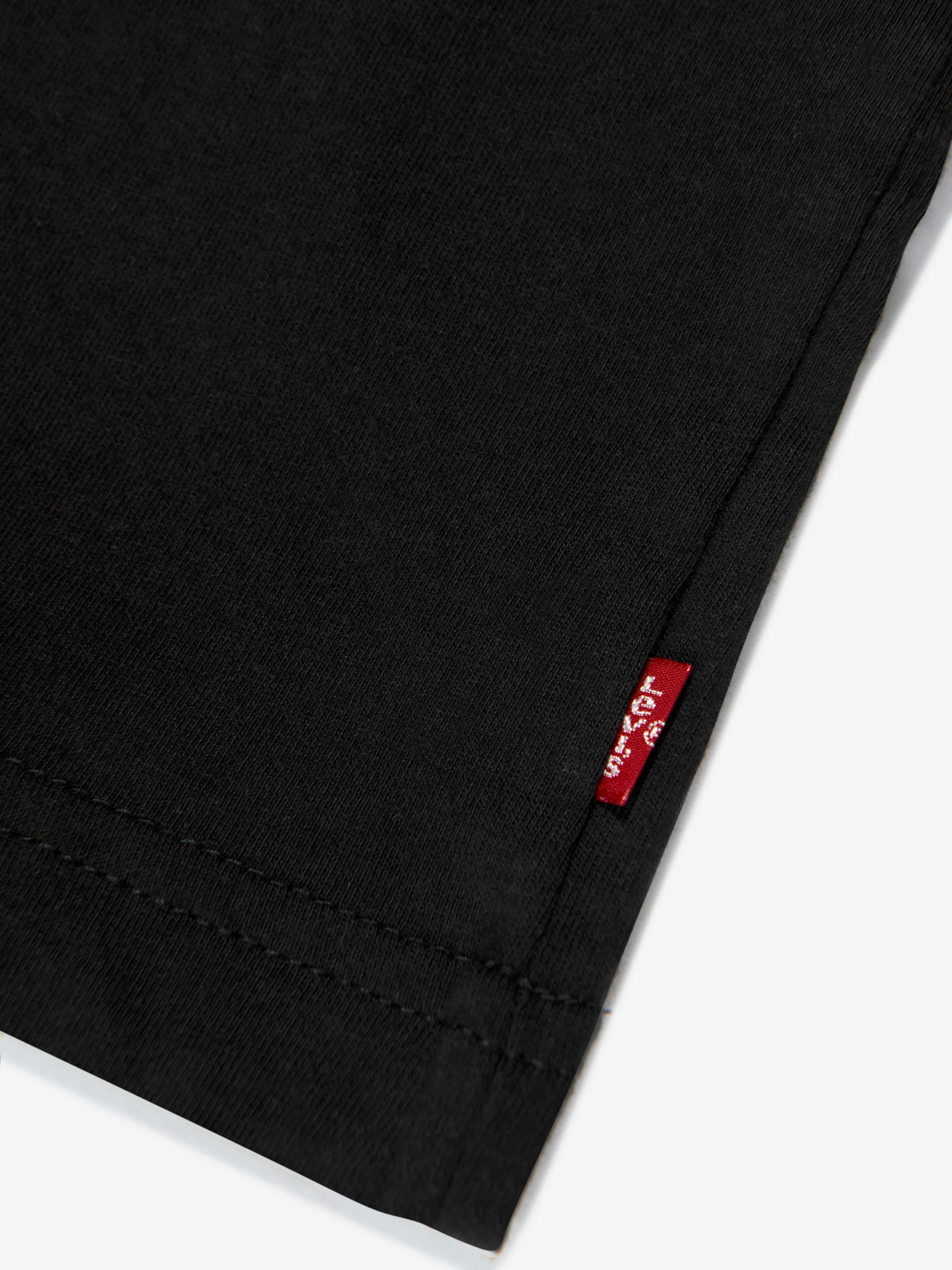 Levi's Wear Boys Ombre Checkered Poster T-Shirt in Black