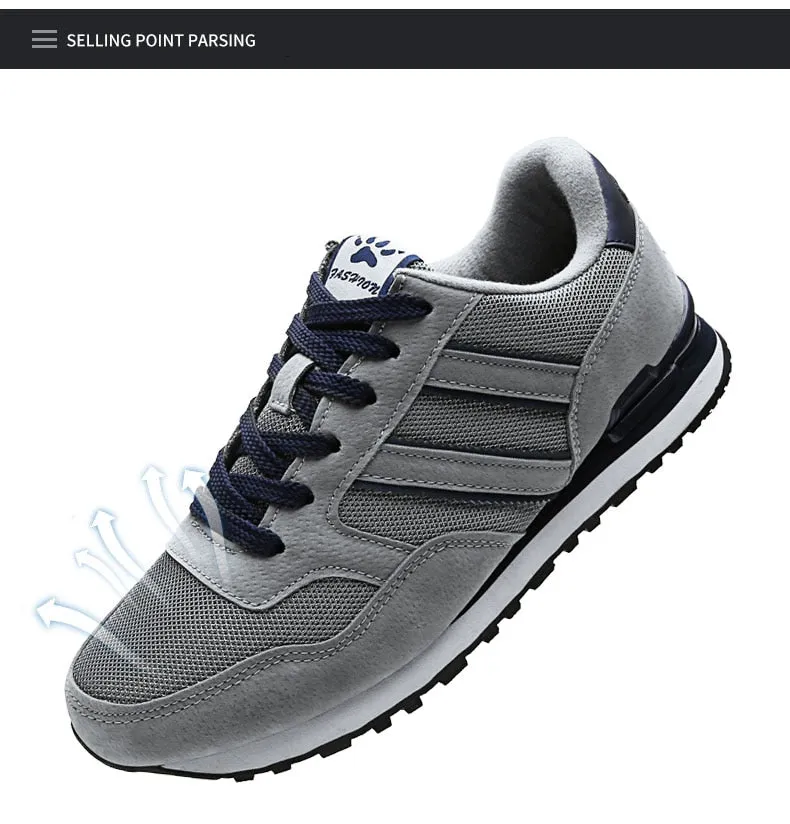 Men Casual Comfortable Lace-up Sneakers