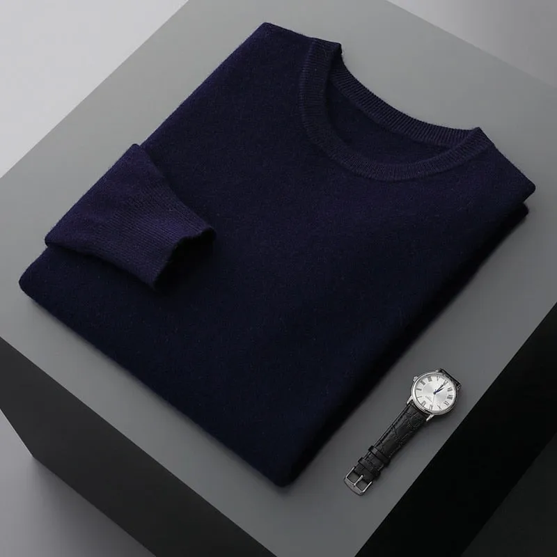 Men's Warm Casual Knitted Pullover Sweater