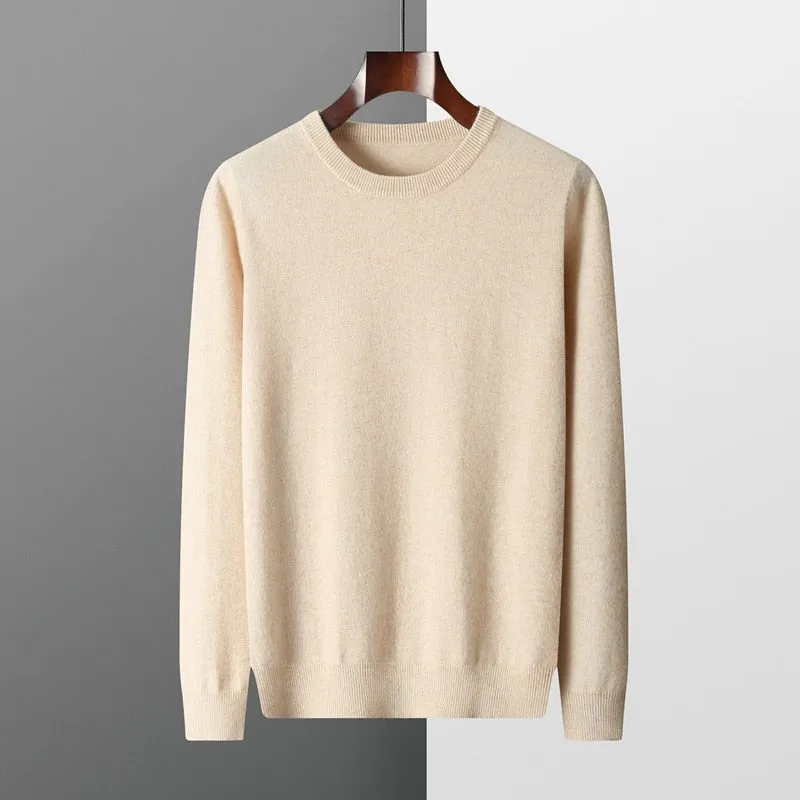 Men's Warm Casual Knitted Pullover Sweater