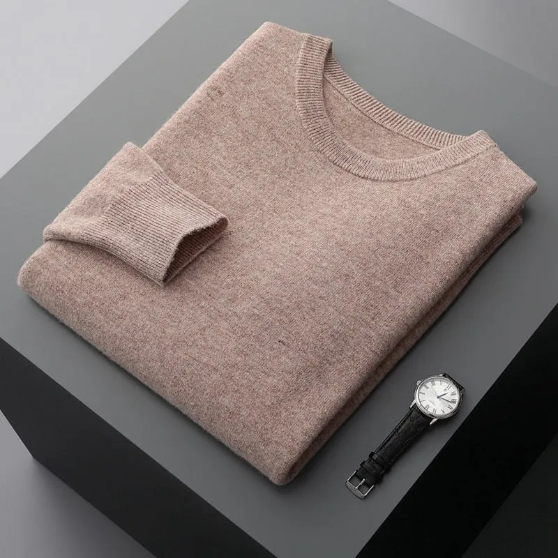 Men's Warm Casual Knitted Pullover Sweater