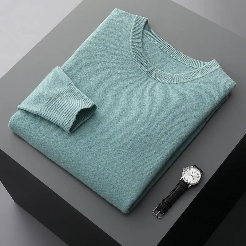 Men's Warm Casual Knitted Pullover Sweater