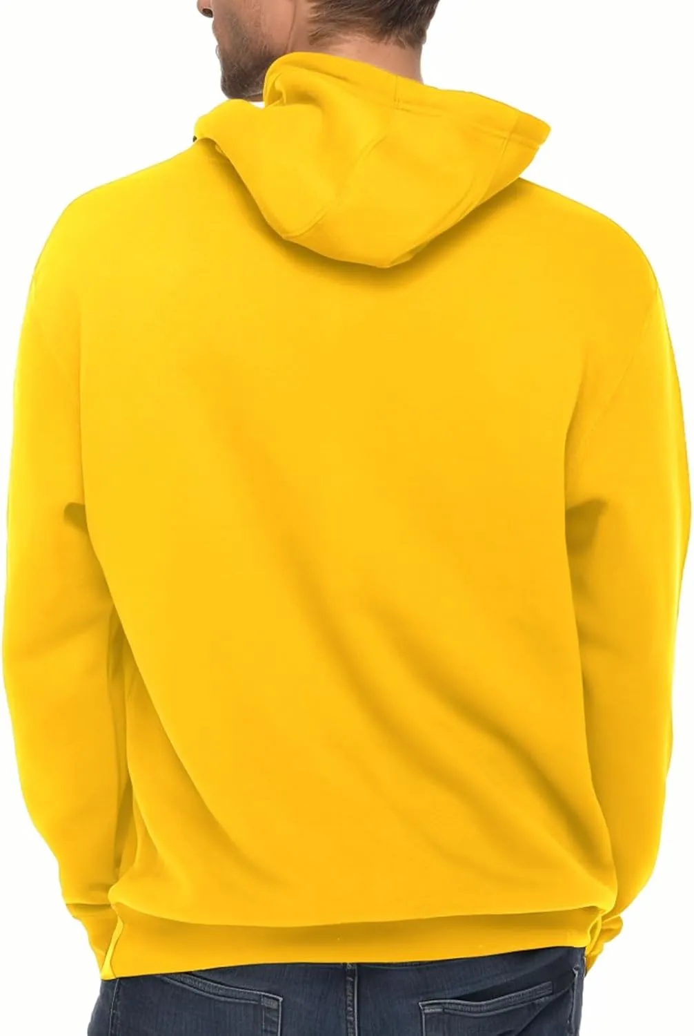 Mens Zip Up Hoodie Long Sleeve Fleece Full-zip Hooded Sweatshirt Pullover With Kangaroo Pocket S-3XL