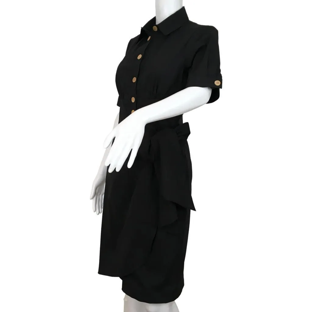 Nanette Lepore Women Marigold Dress Black Color Casual