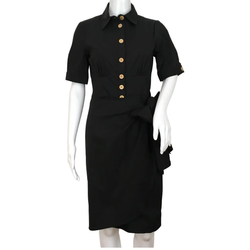 Nanette Lepore Women Marigold Dress Black Color Casual
