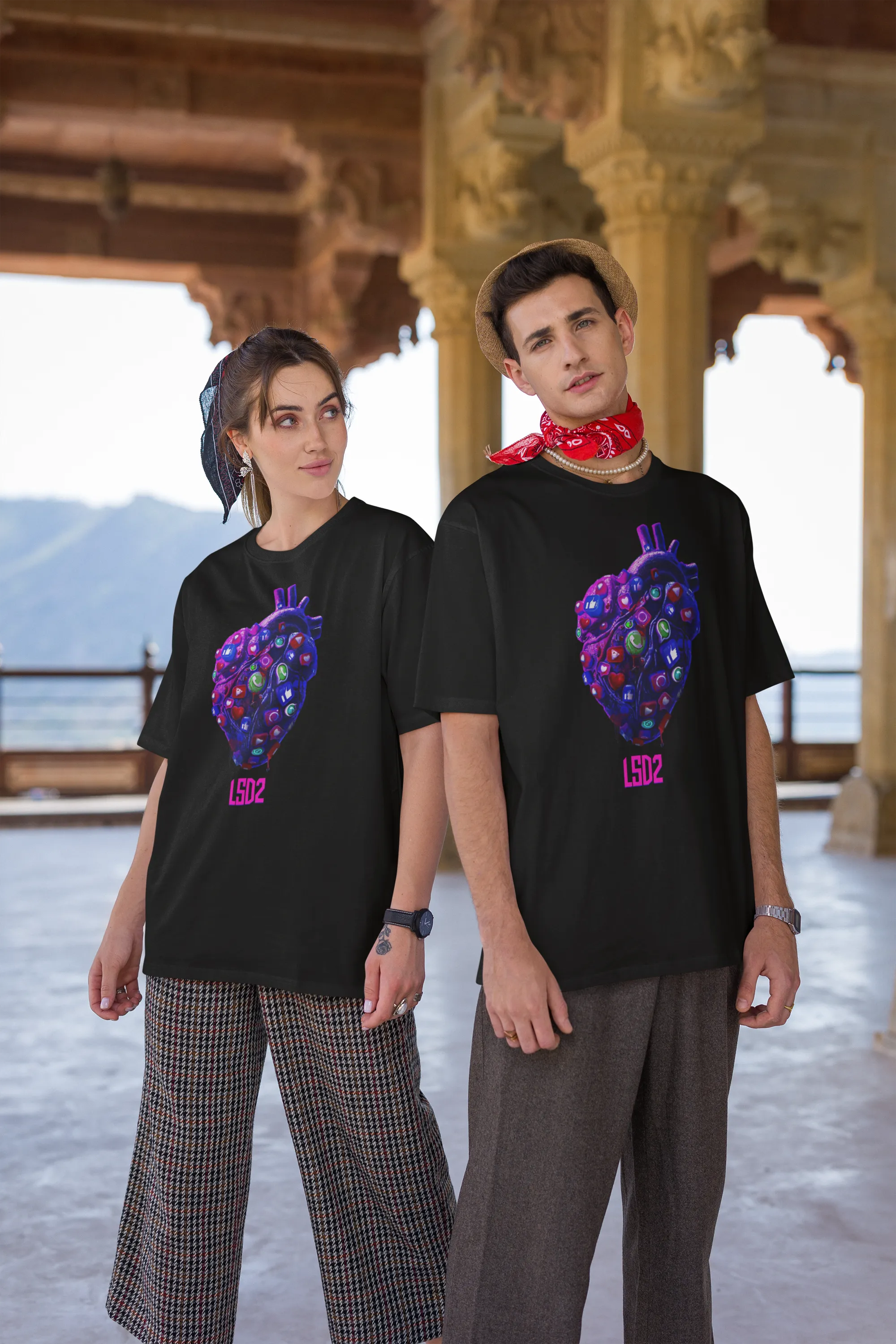 Official LSD Social Media Connections Oversized  T-Shirt