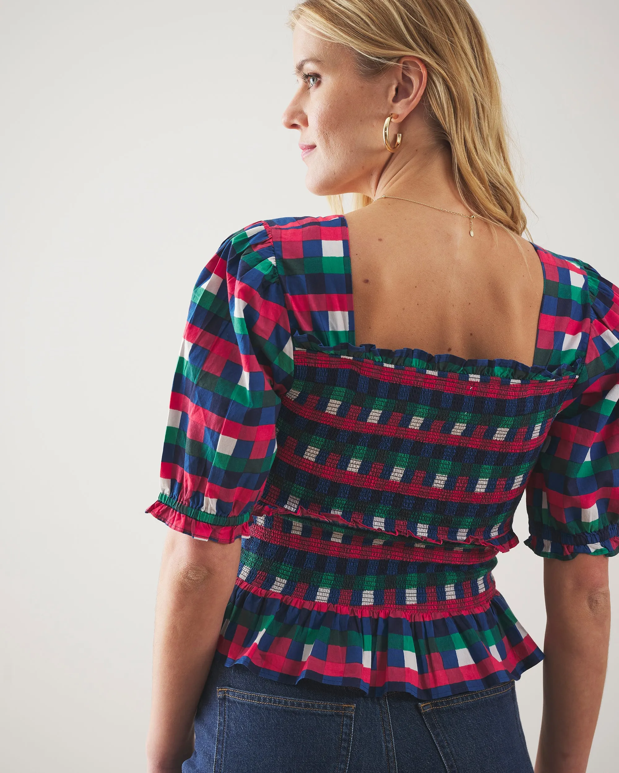 Painted Pixels - Sophisticated Soiree Top - Jewel Multi