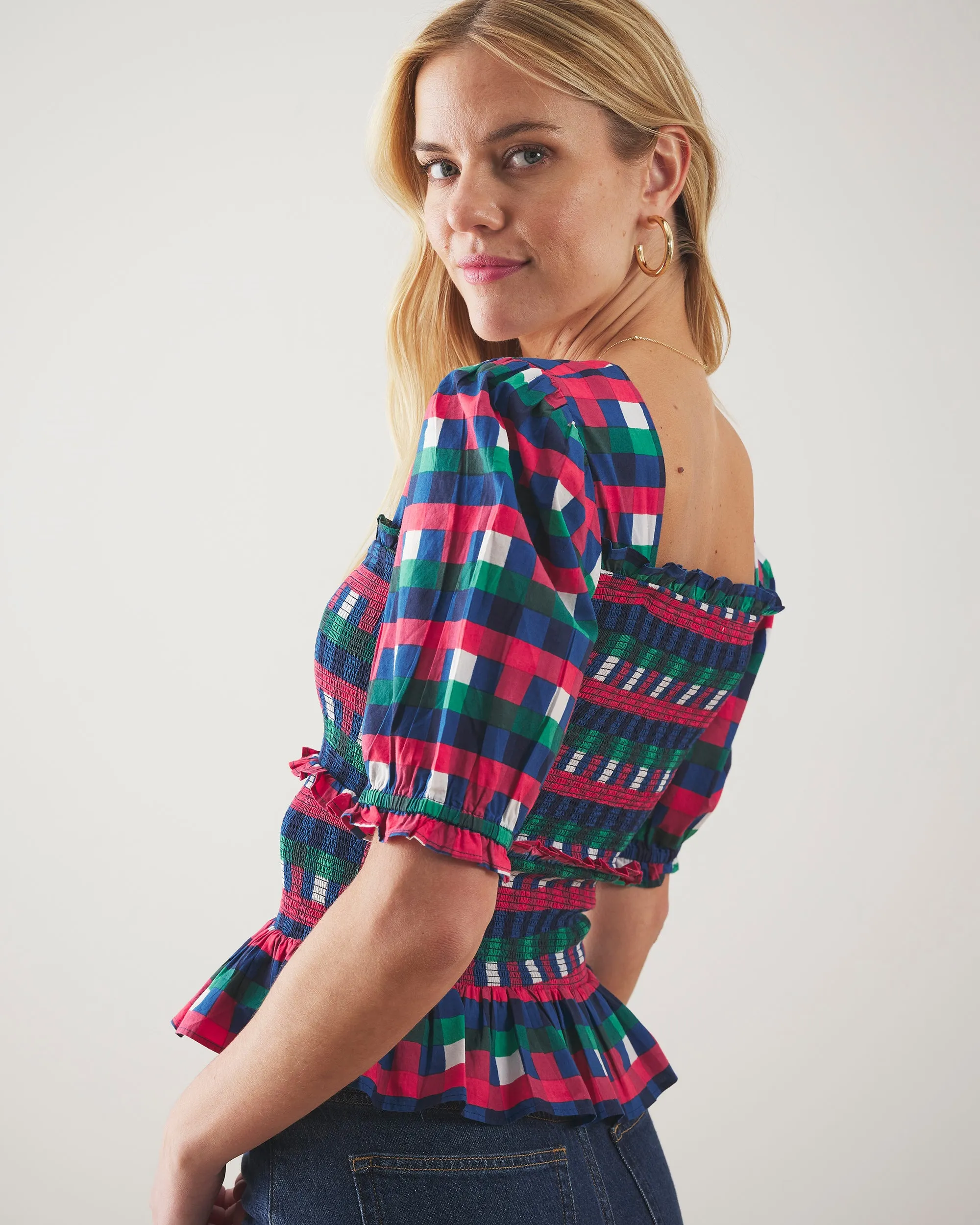 Painted Pixels - Sophisticated Soiree Top - Jewel Multi