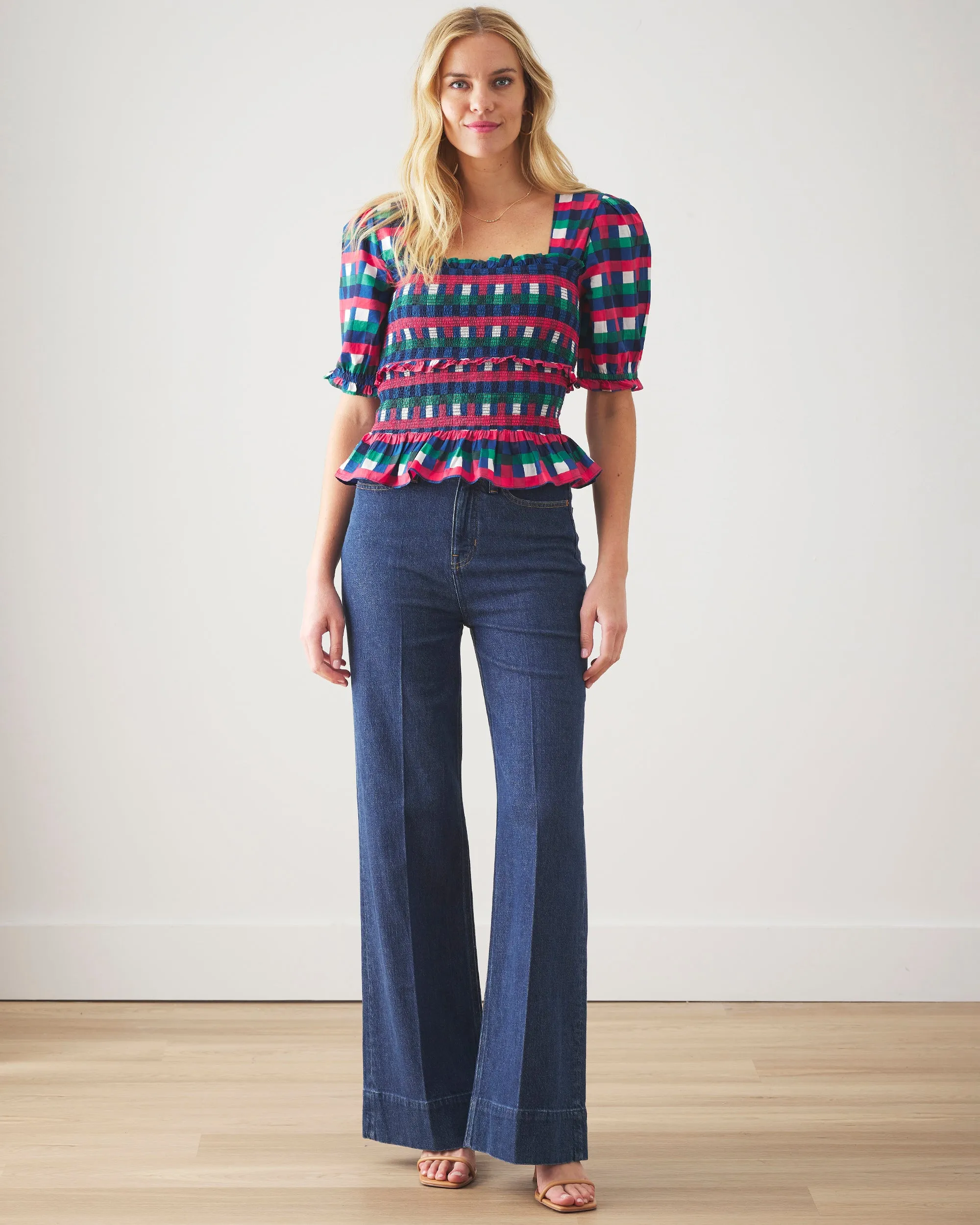 Painted Pixels - Sophisticated Soiree Top - Jewel Multi