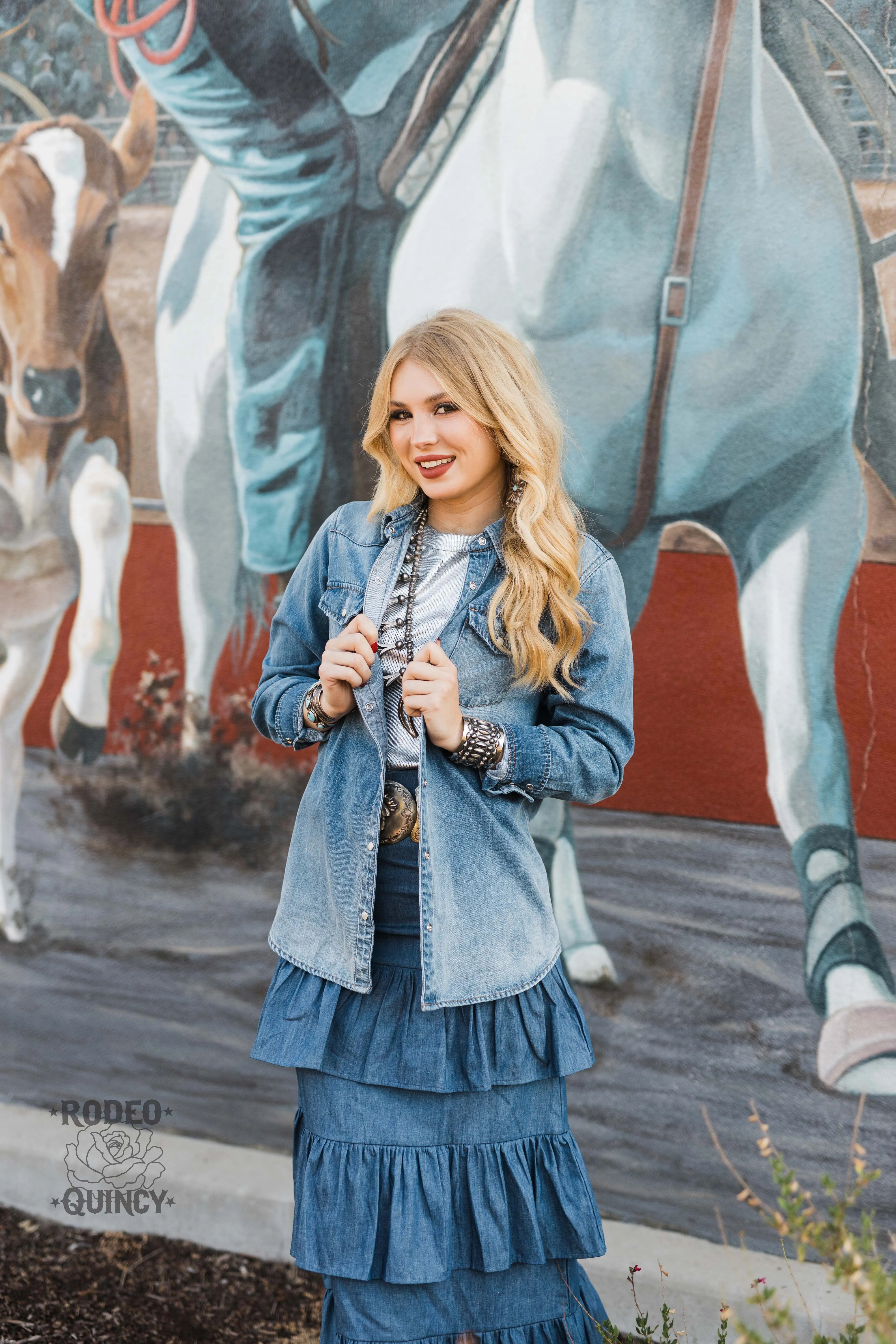 Patriotic Cowboy Button Up at Bourbon Cowgirl