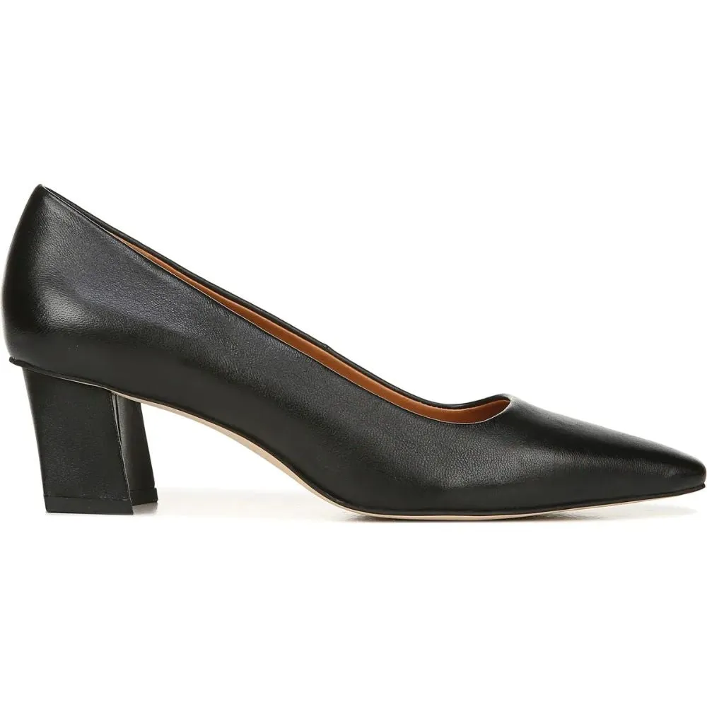 Regal Black Leather Franco Sarto Pumps