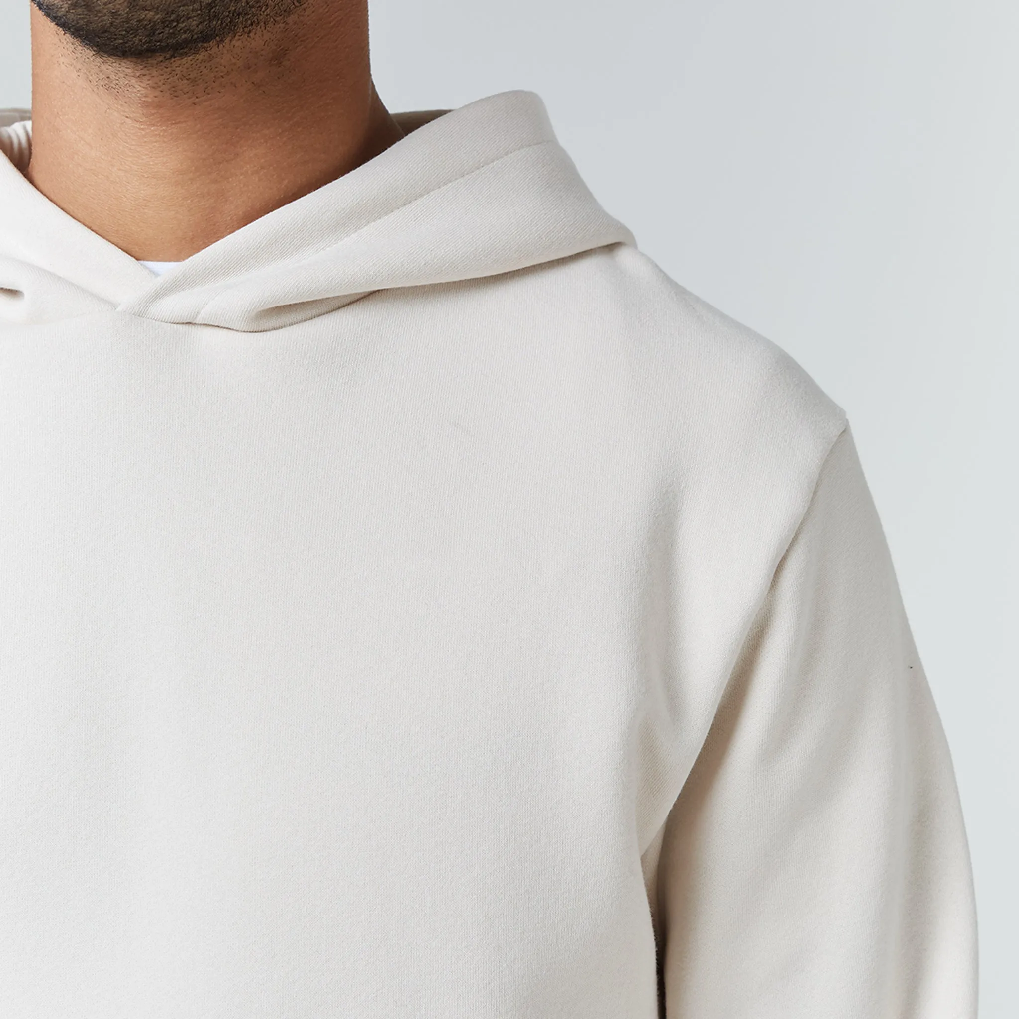 Relaxed Fit Hoodie | Stone