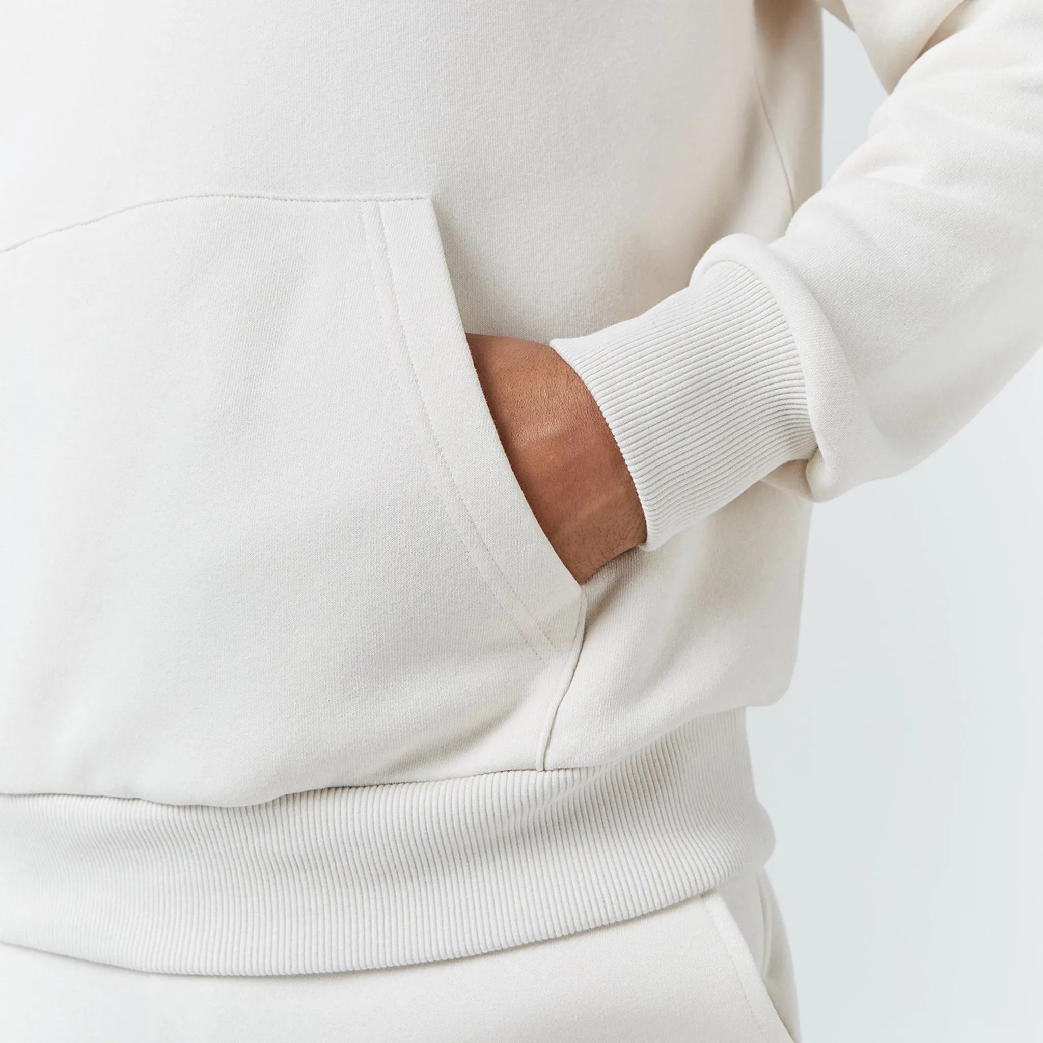 Relaxed Fit Hoodie | Stone