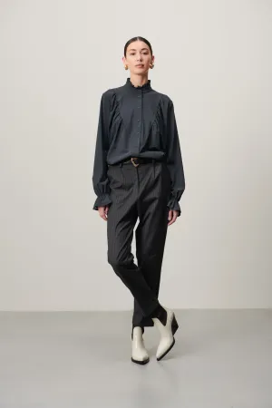 Roberta Blouse Technical Jersey | Grey
