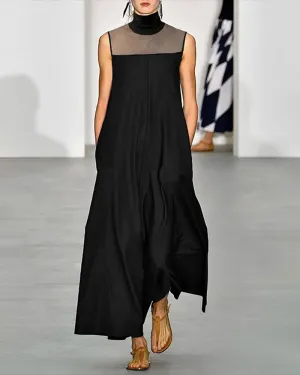 Sleeveless elegant style dress