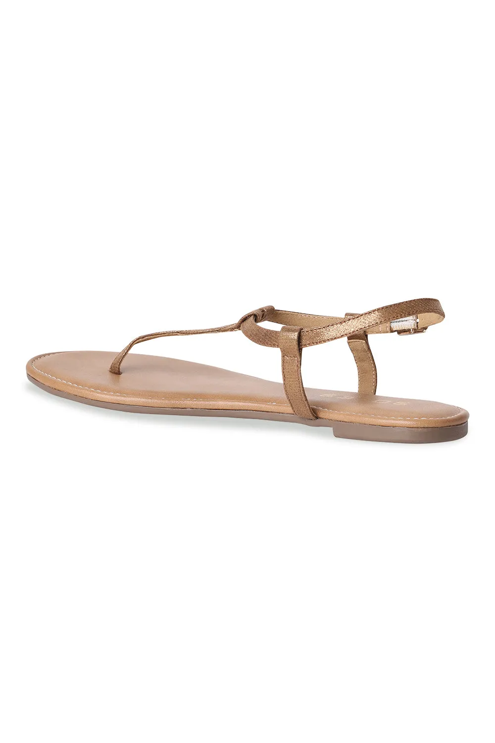 SOLES Toe Hold Strap Flats