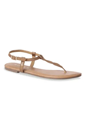SOLES Toe Hold Strap Flats