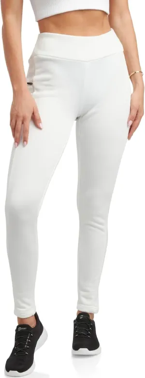 Spyder Womens Active Leggings - Soft Fleece Bonded Tights with Zip Stash Pocket High-Waisted Leggings for Women (Sizes:S-XL)