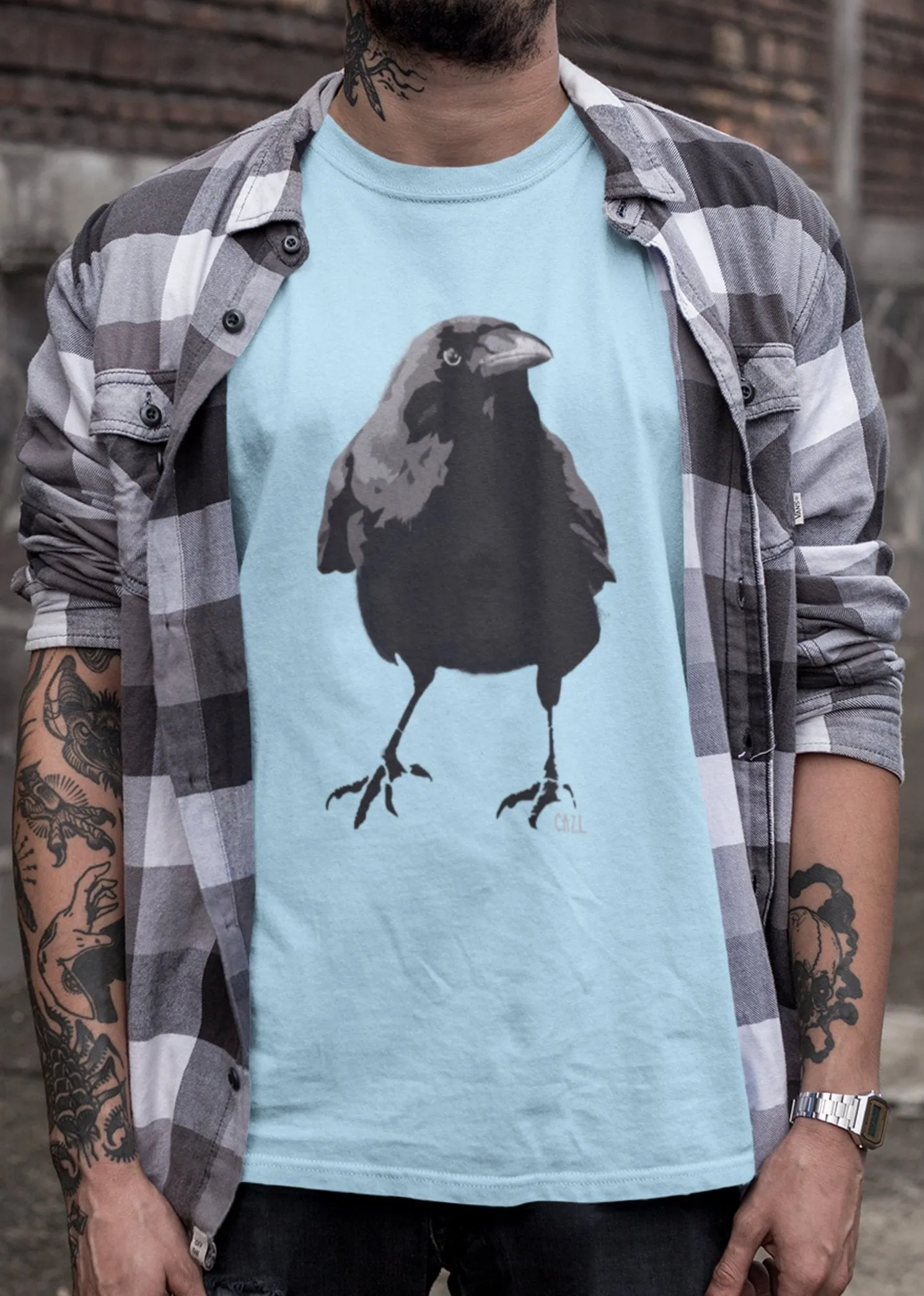 ST!NK - artist CAZ.L, CROW - Men Shirt