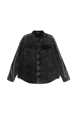 Studded Denim Shirt