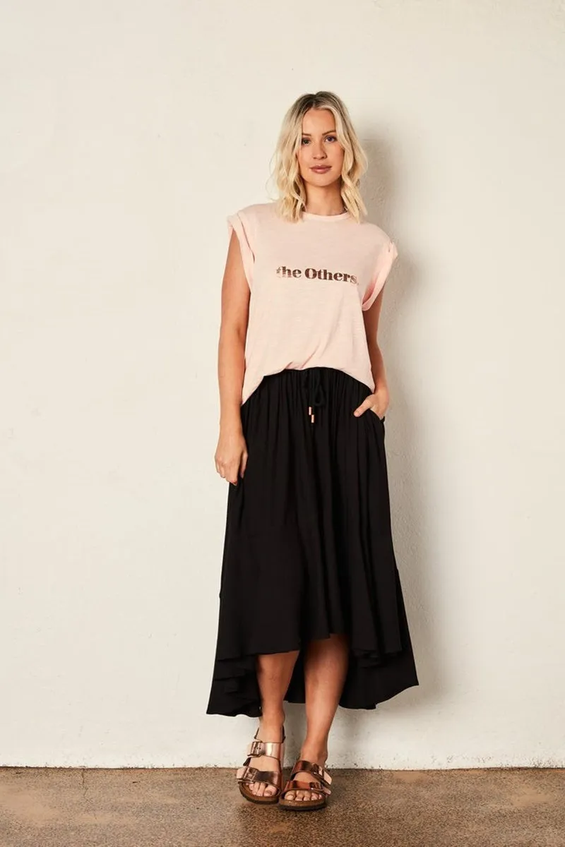 The Others - Muscle Tank - Soft Peach with Gold Foil