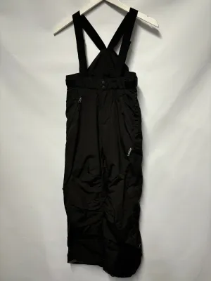 Wed'ze Black Insulated Pull'n Fit Ski Salopettes 10yrs