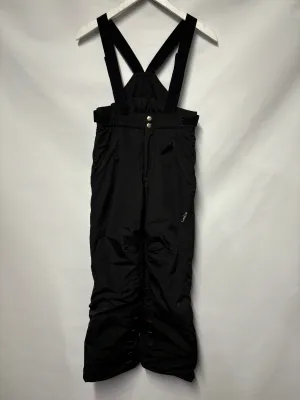 Wed'ze Black Pull'n Fit Suspender Salopettes 10Yrs