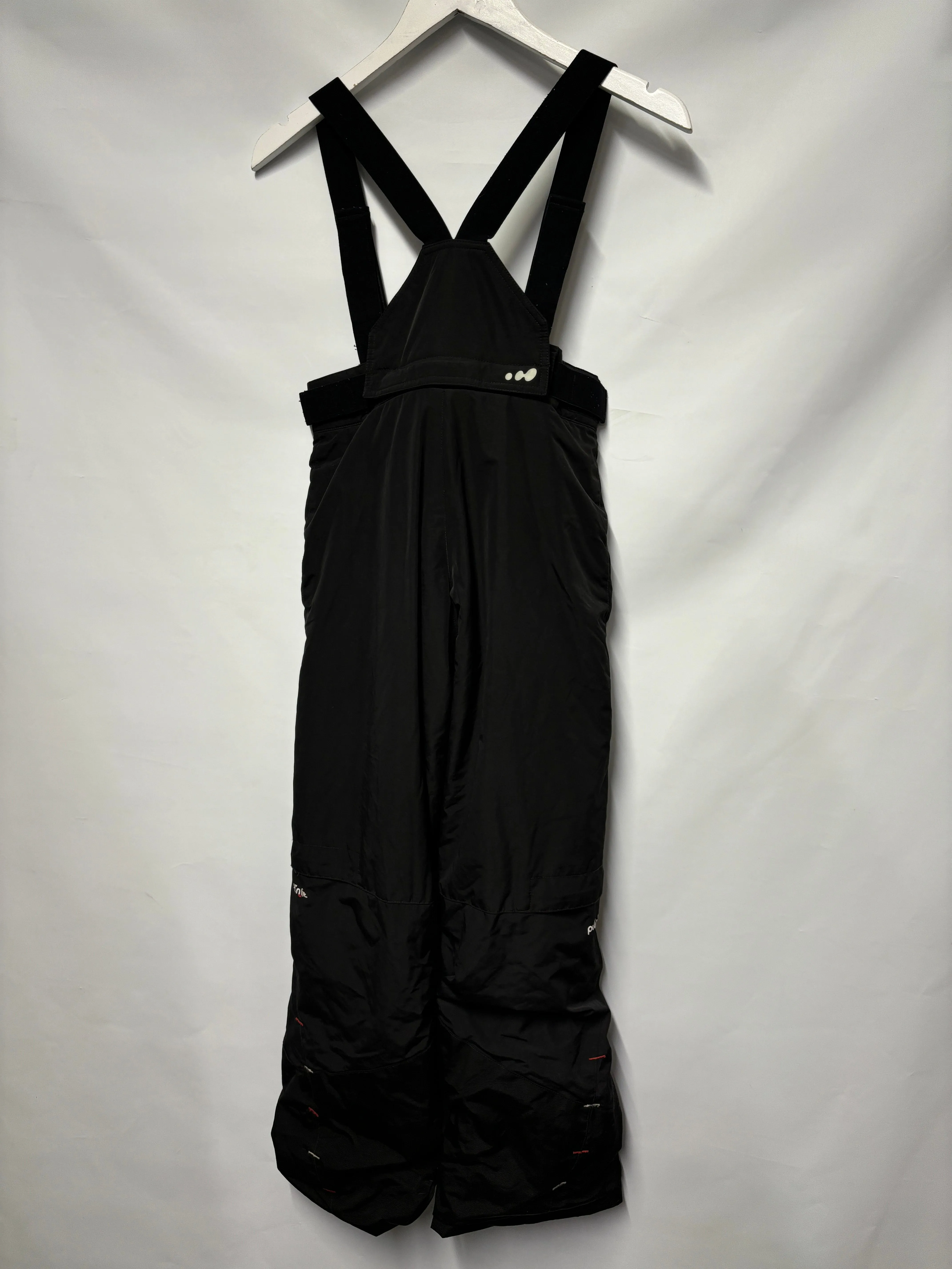 Wed'ze Black Pull'n Fit Suspender Salopettes 10Yrs