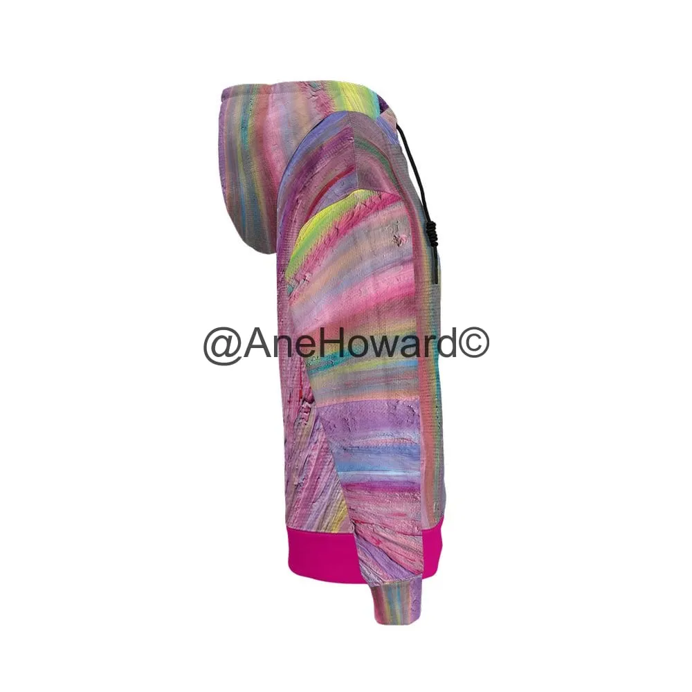 Women’s Relaxed Fit Hoodie Rainbow